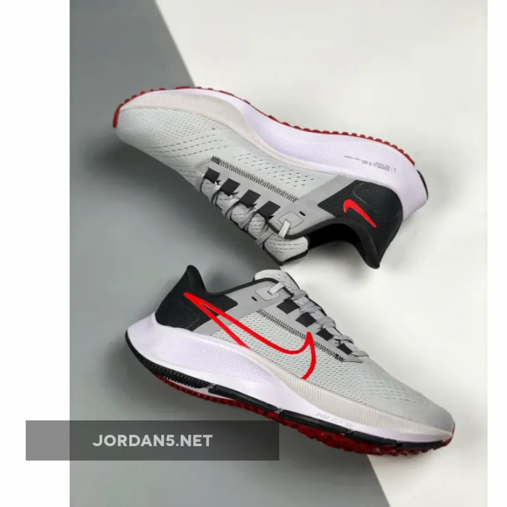 Nike Air Zoom Pegasus 38 Pure Platinum/Wolf Grey/Iron Grey/Chile Red CW7356-004