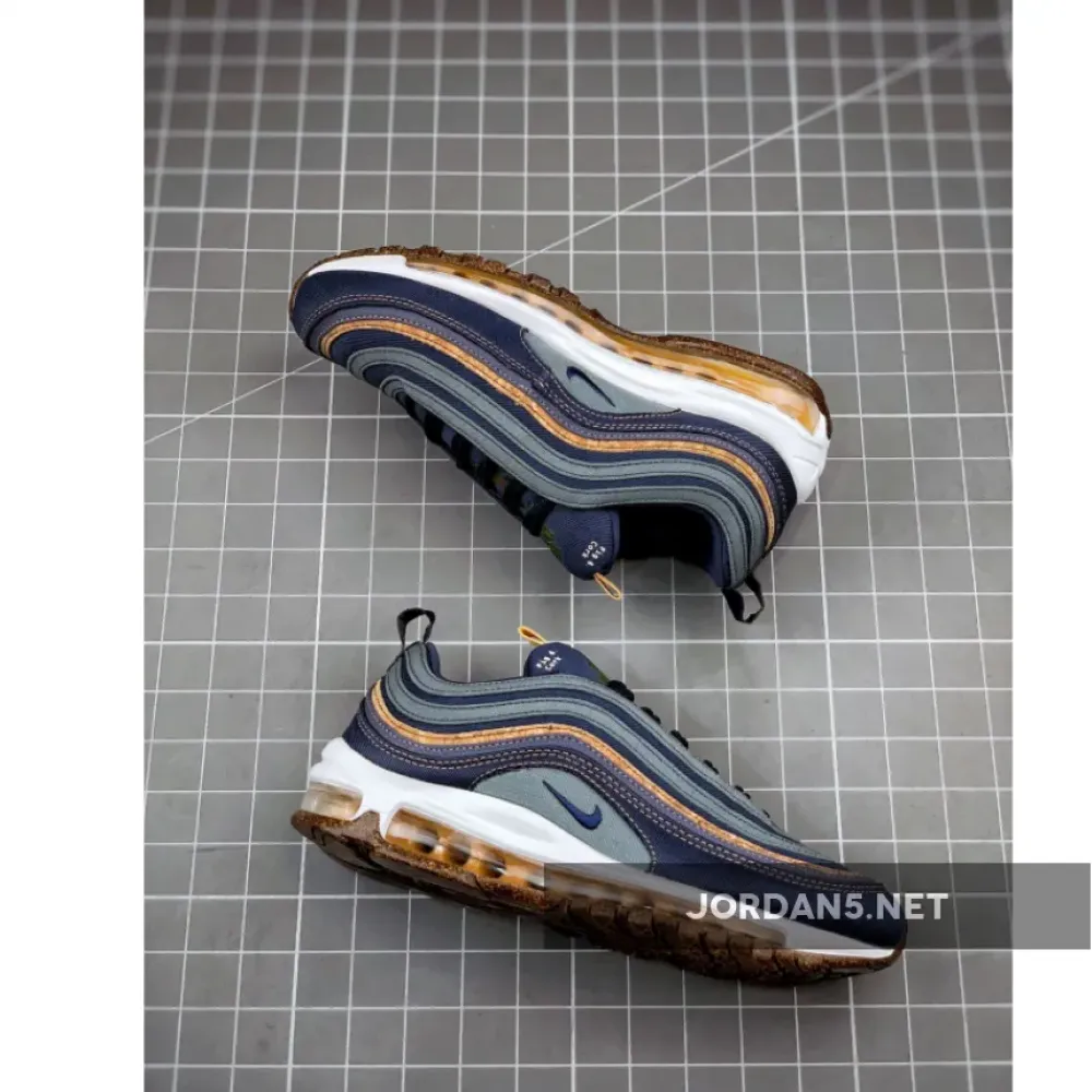 Nike Air Max 97 “Cork” Hasta/Obsidian/Thunder Blue/Bucktan/White/Wheat DC3986-300