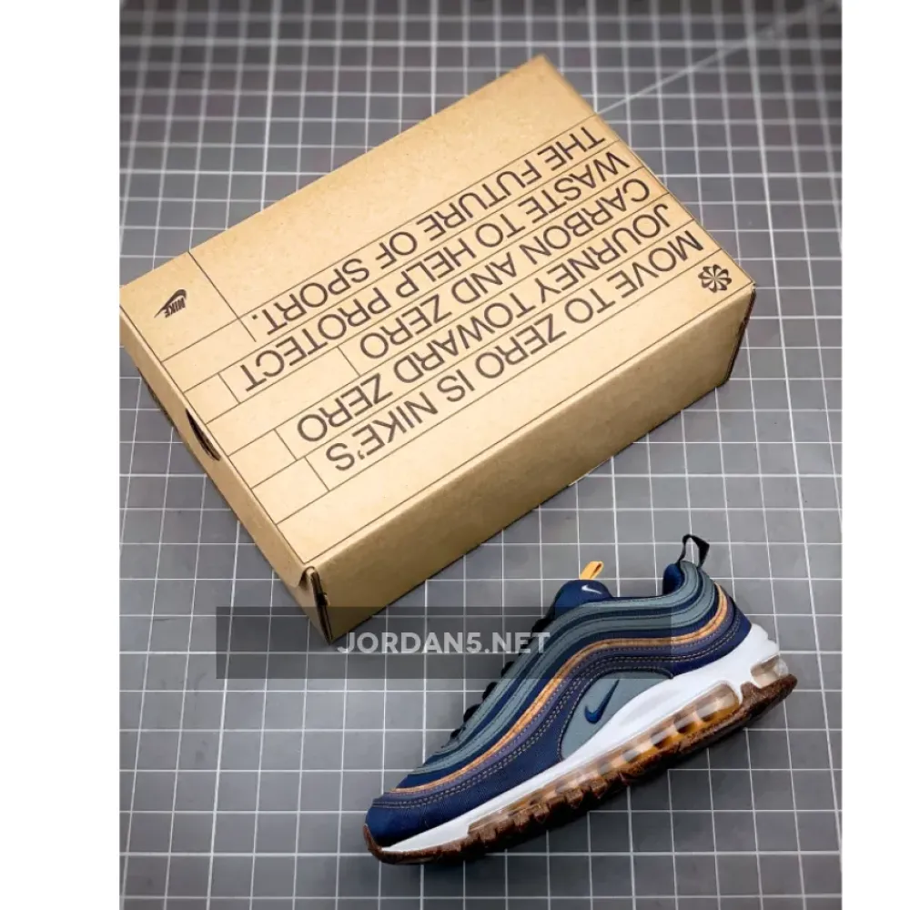 Nike Air Max 97 “Cork” Hasta/Obsidian/Thunder Blue/Bucktan/White/Wheat DC3986-300