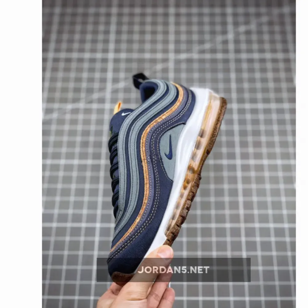 Nike Air Max 97 “Cork” Hasta/Obsidian/Thunder Blue/Bucktan/White/Wheat DC3986-300