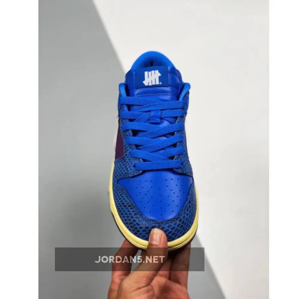 Undefeated x Nike Dunk Low Royal/Purple-White DH6508-400
