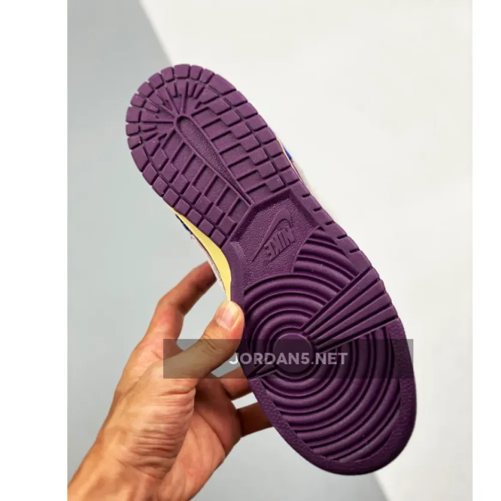 Undefeated x Nike Dunk Low Royal/Purple-White DH6508-400