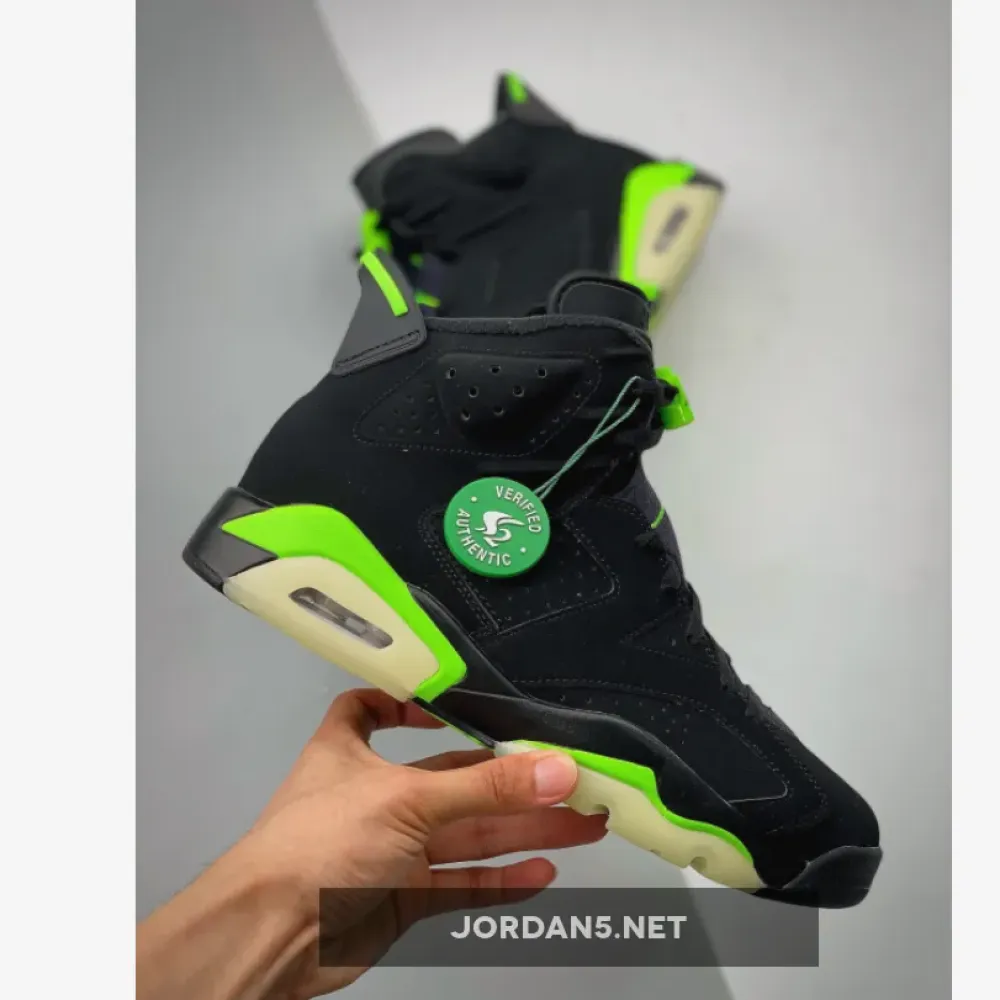 Air Jordan 6 Black/Electric Green  CT8529-003