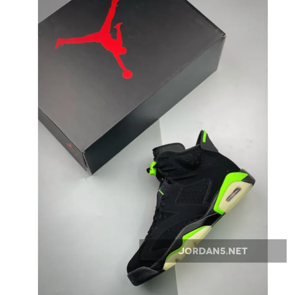 Air Jordan 6 Black/Electric Green  CT8529-003