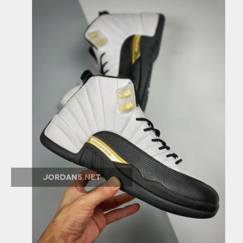 Air Jordan 12 ‘Royalty’ White/Black-Metallic Gold CT8013-170