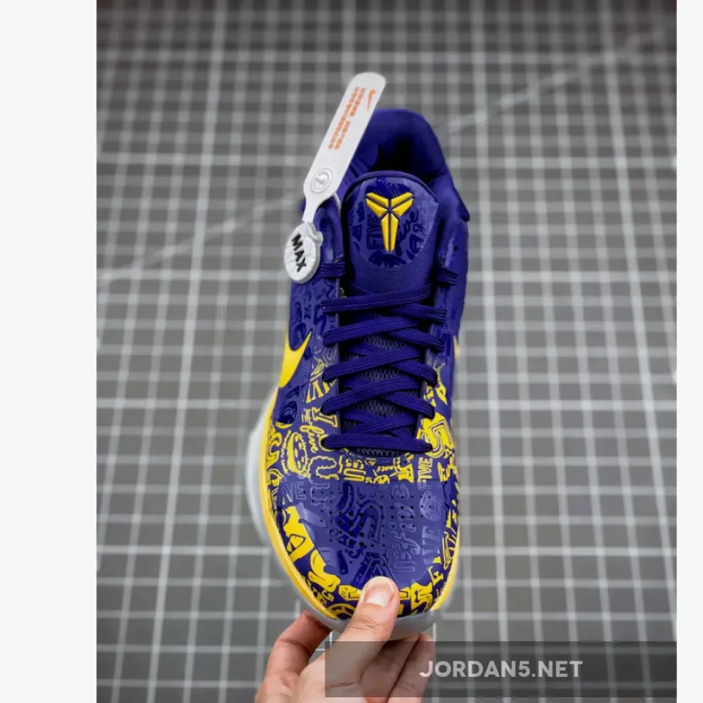 Nike Kobe 5 Protro “5 Rings” Concord/Midwest Gold  CD4991-400