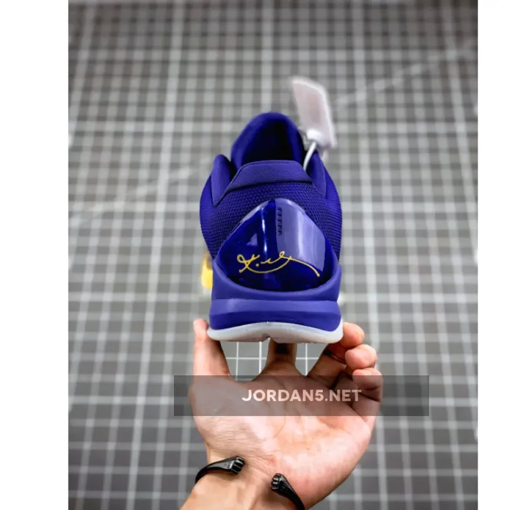 Nike Kobe 5 Protro “5 Rings” Concord/Midwest Gold  CD4991-400