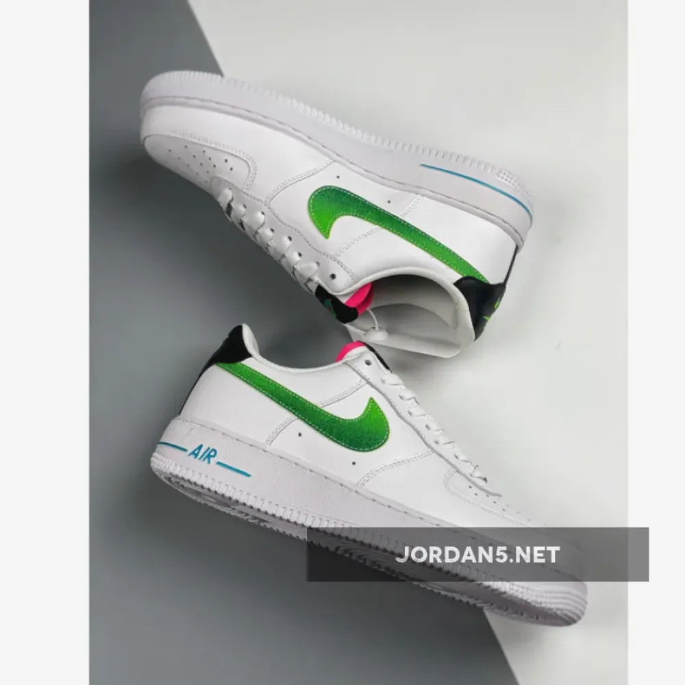 Nike Air Force 1 Low White Green Pink  DJ5148-100