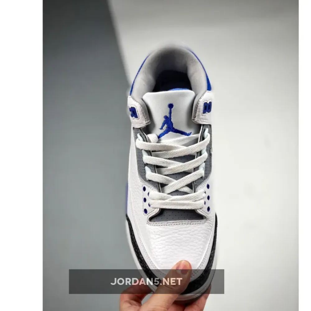 Air Jordan 3 White/Black-Cement Grey-Racer Blue CT8532-145