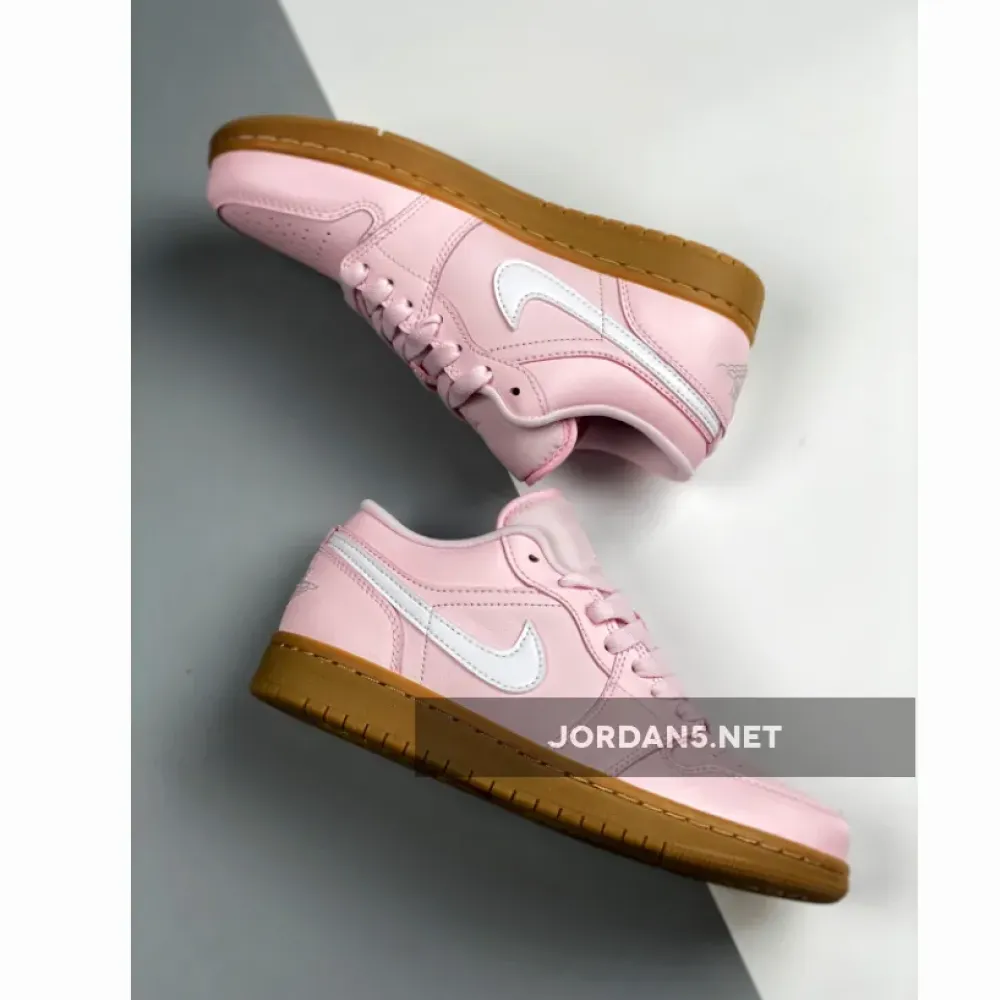 Air Jordan 1 Low GS Arctic Pink/White-Gum Light Brown DC0774-601