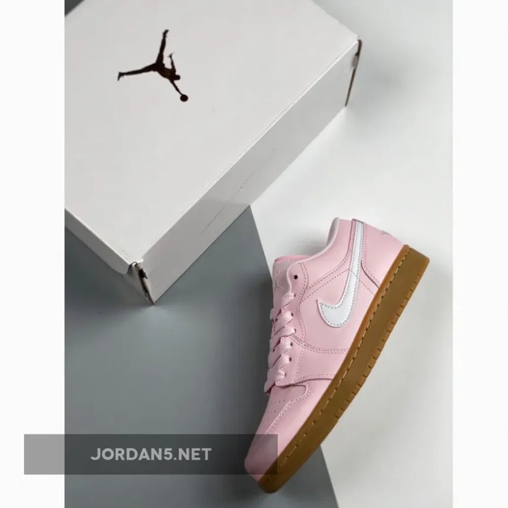 Air Jordan 1 Low GS Arctic Pink/White-Gum Light Brown DC0774-601