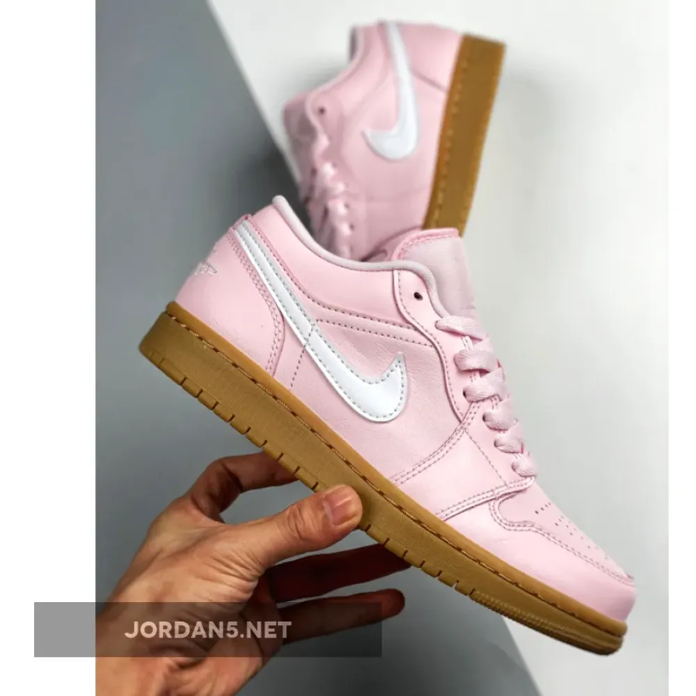 Air Jordan 1 Low GS Arctic Pink/White-Gum Light Brown DC0774-601