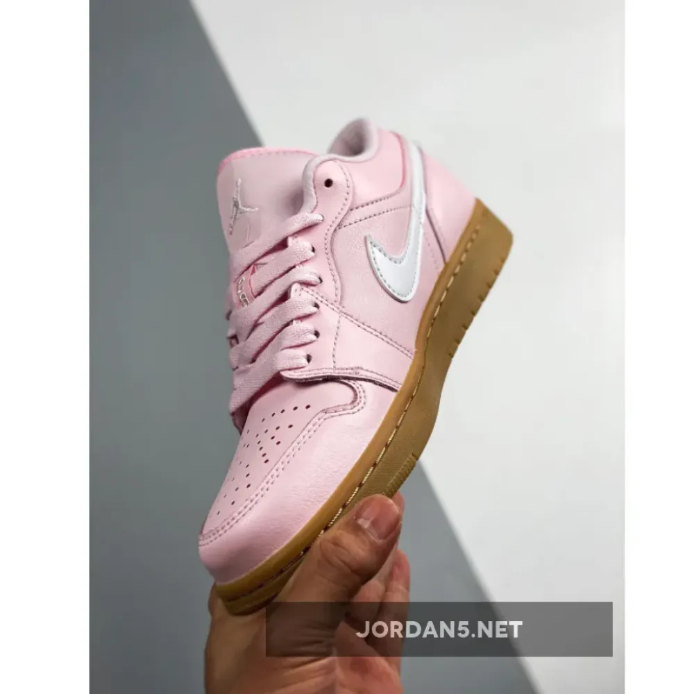 Air Jordan 1 Low GS Arctic Pink/White-Gum Light Brown DC0774-601