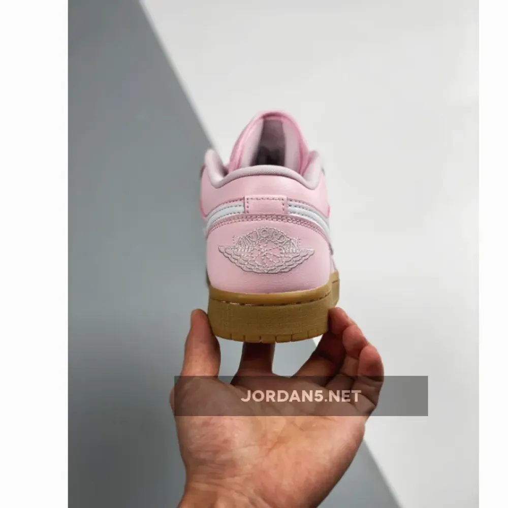 Air Jordan 1 Low GS Arctic Pink/White-Gum Light Brown DC0774-601