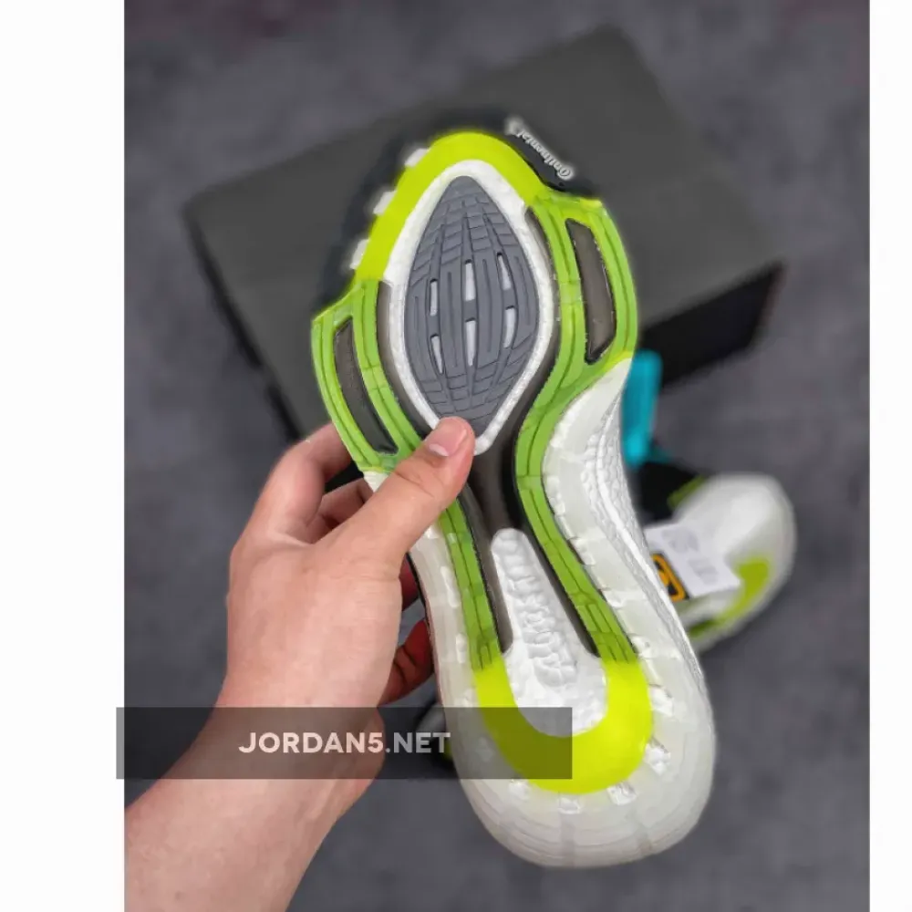 adidas UltraBOOST 21 Black/Silver Metallic/Solar Yellow FY0374