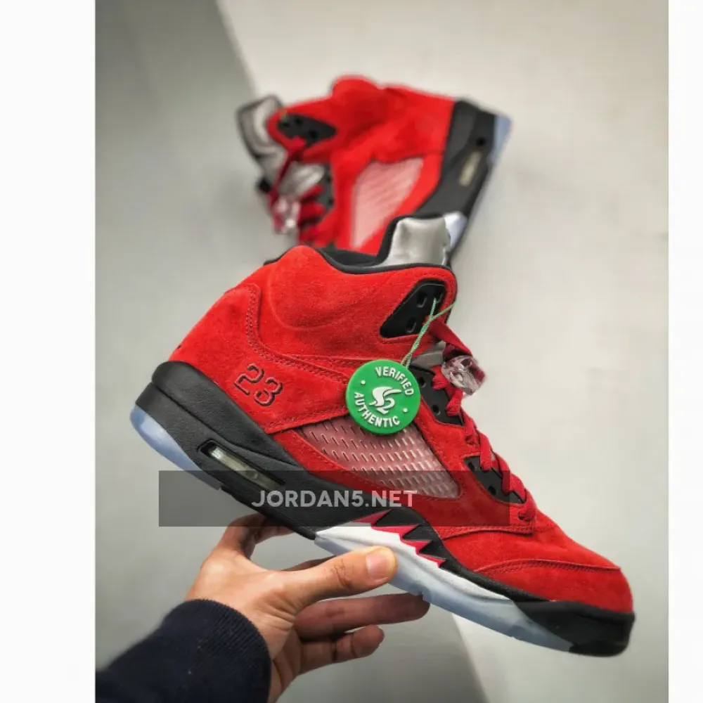 Air Jordan 5 “Raging Bull” Varsity Red/Black-White DD0587-600