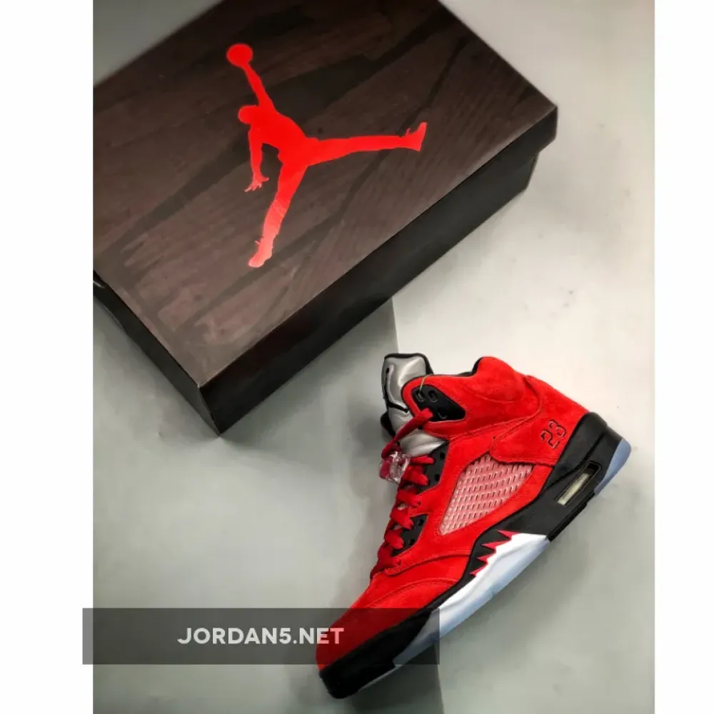 Air Jordan 5 “Raging Bull” Varsity Red/Black-White DD0587-600