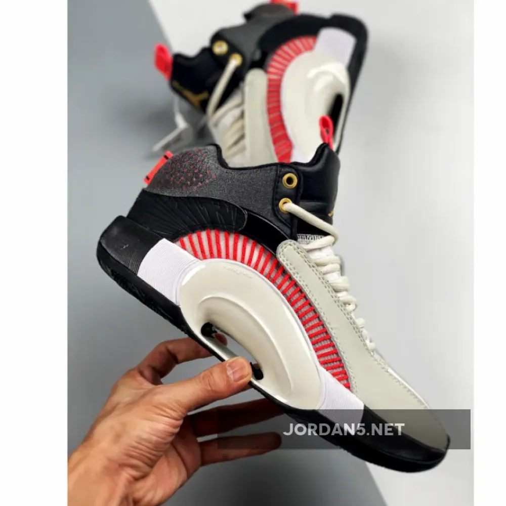 Titan x Air Jordan 35 Grey/Charcoal-Black  DD4701-001