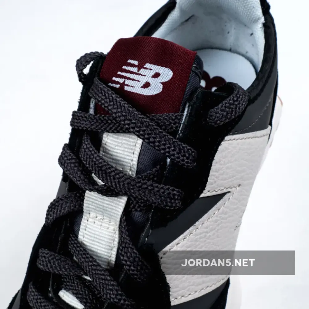 New Balance 327 Black Grey White Gum WS327KC