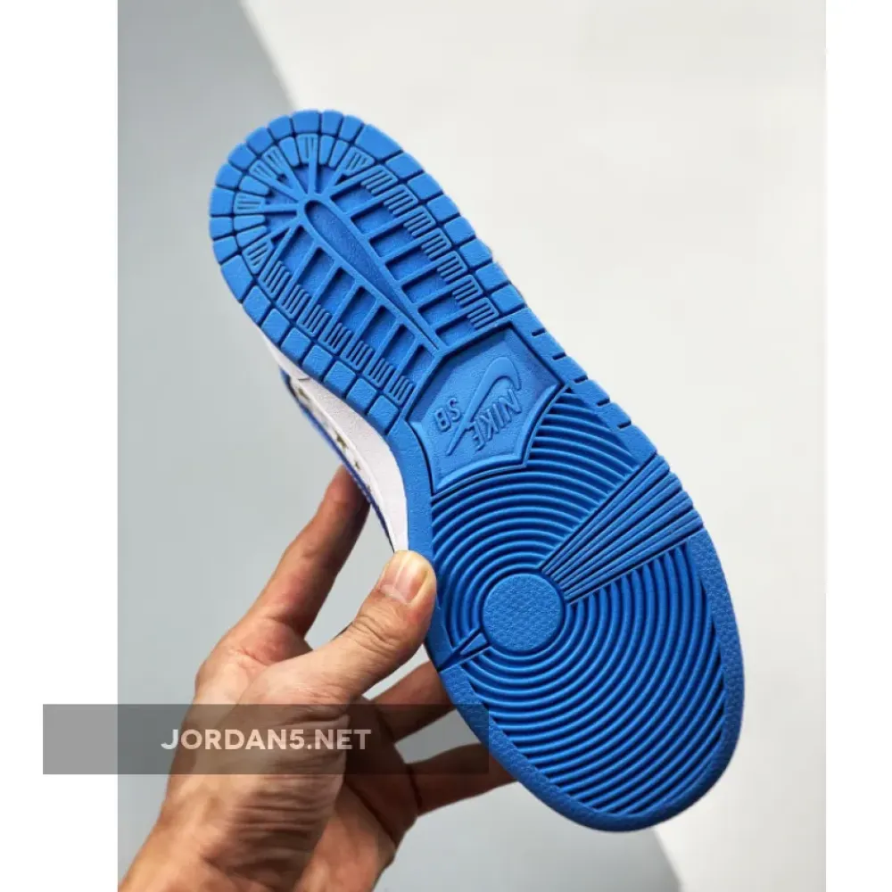 Supreme x Nike SB Dunk High Pro White/University Blue 307385-141