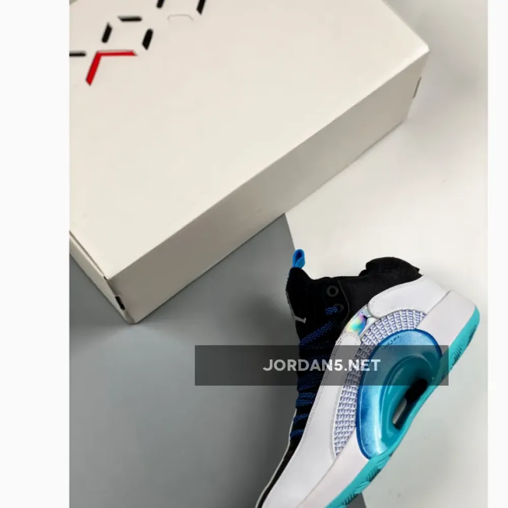 Air Jordan 35 “Morpho” White Blue Black DA2625-103