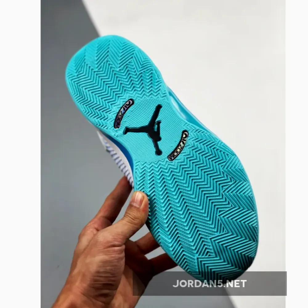 Air Jordan 35 “Morpho” White Blue Black DA2625-103