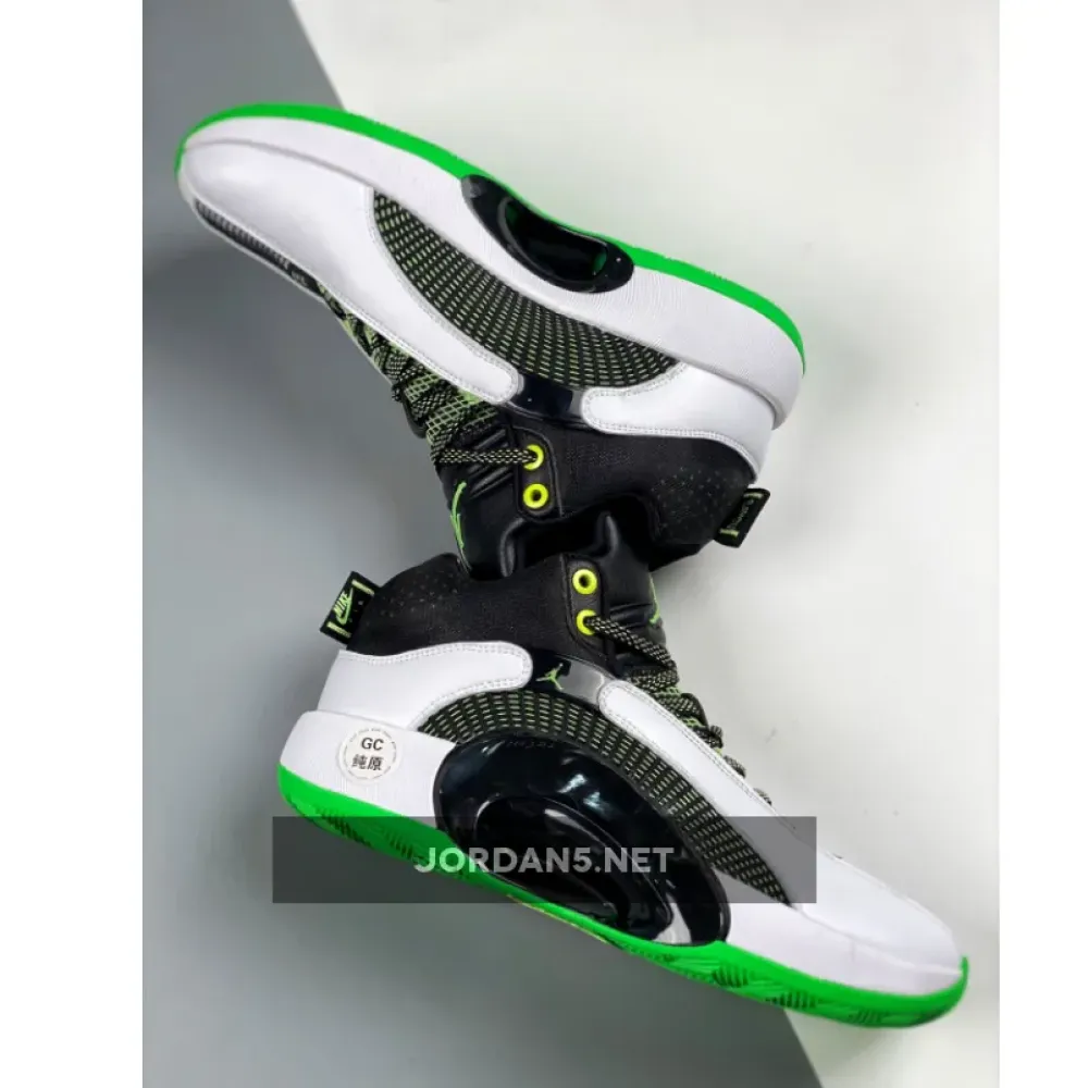 Air Jordan 35 White Black Green