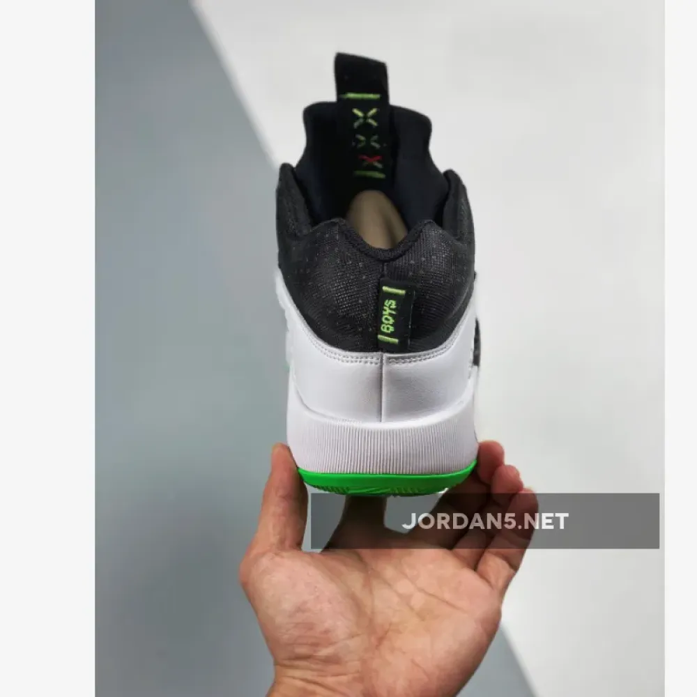 Air Jordan 35 White Black Green