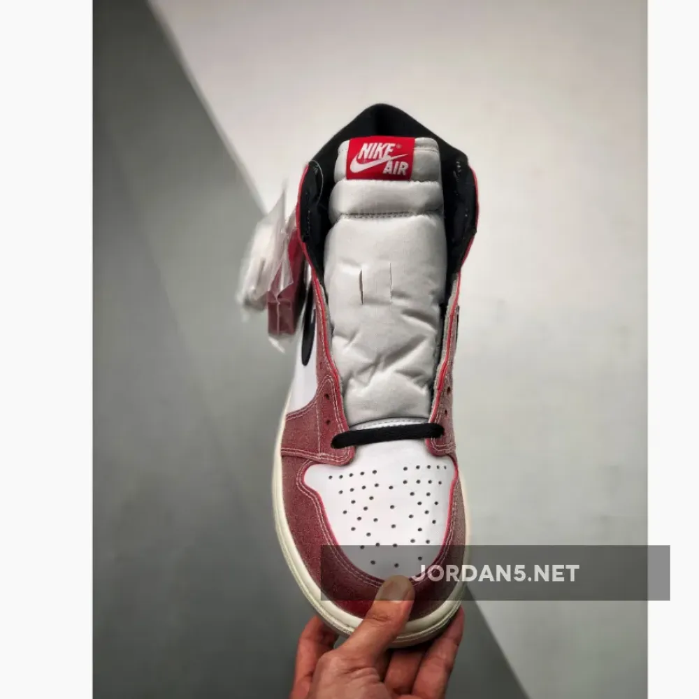 Trophy Room x Air Jordan 1 High OG SP White/Varsity Red/Sail/Black DA2728-100