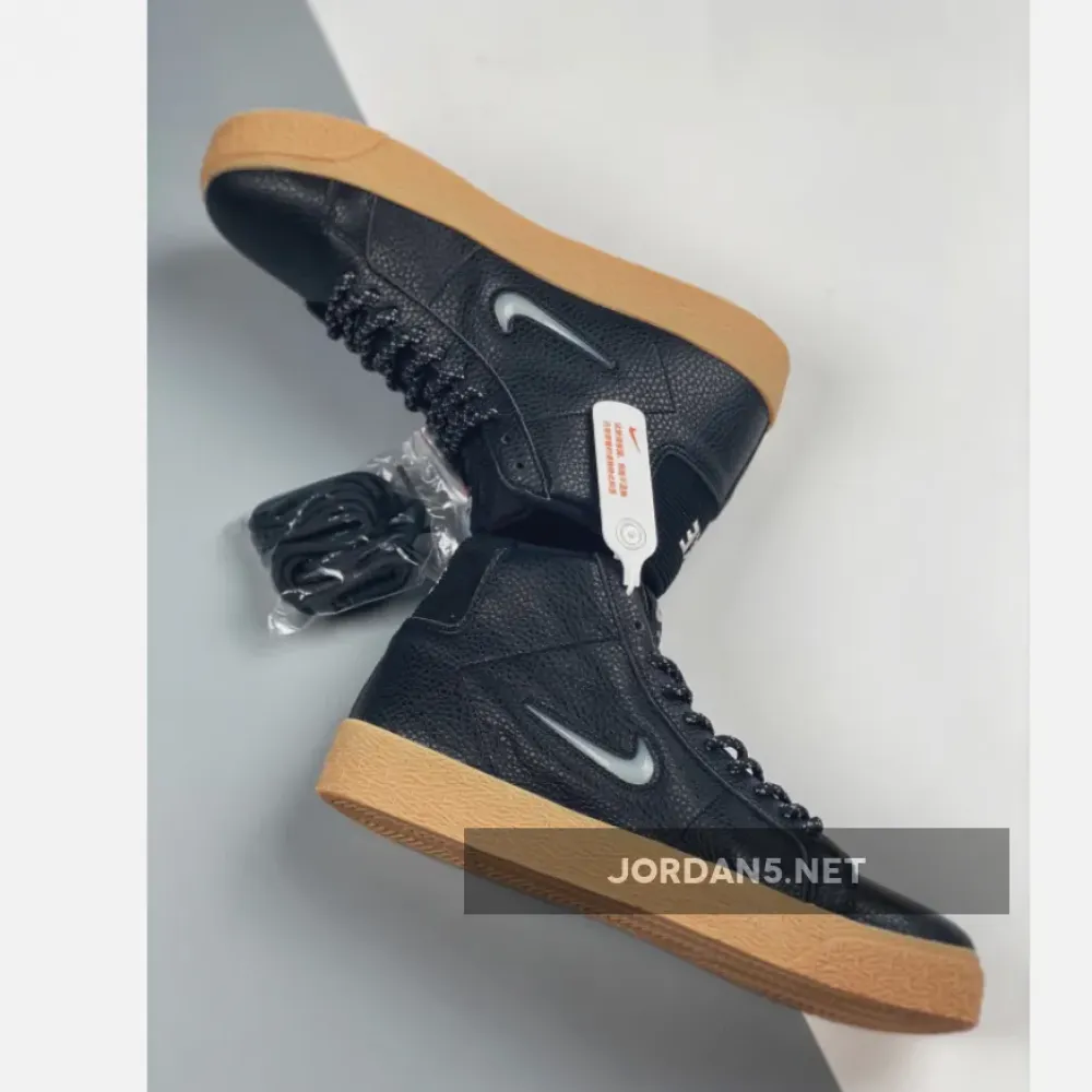 Nike SB Blazer Mid Black/Gum Light Brown/White CU5283-001