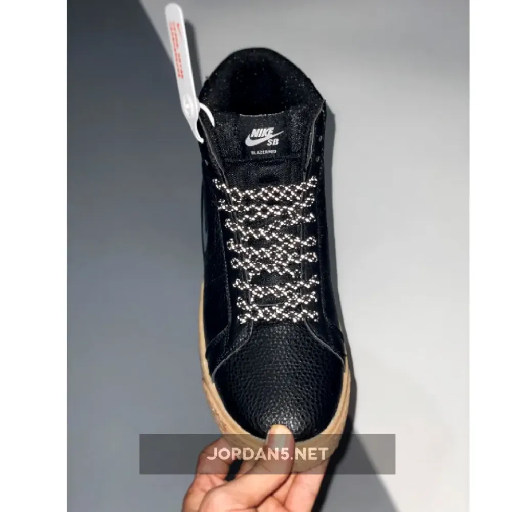 Nike SB Blazer Mid Black/Gum Light Brown/White CU5283-001