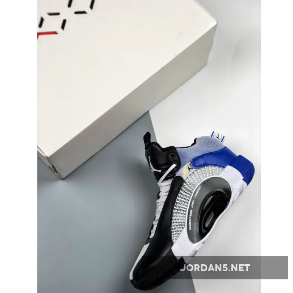 Fragment x Air Jordan 35 White/Black-Sport Blue DA2371-100