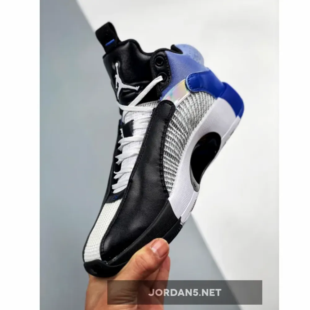 Fragment x Air Jordan 35 White/Black-Sport Blue DA2371-100