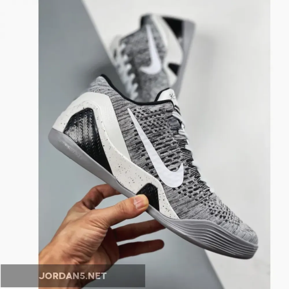 Nike Kobe 9 Elite Low “Beethoven” White/Black-Wolf Grey 639045-101
