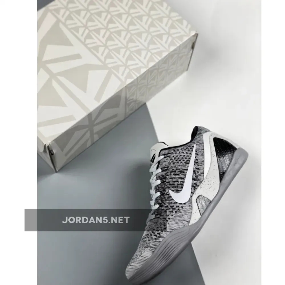 Nike Kobe 9 Elite Low “Beethoven” White/Black-Wolf Grey 639045-101