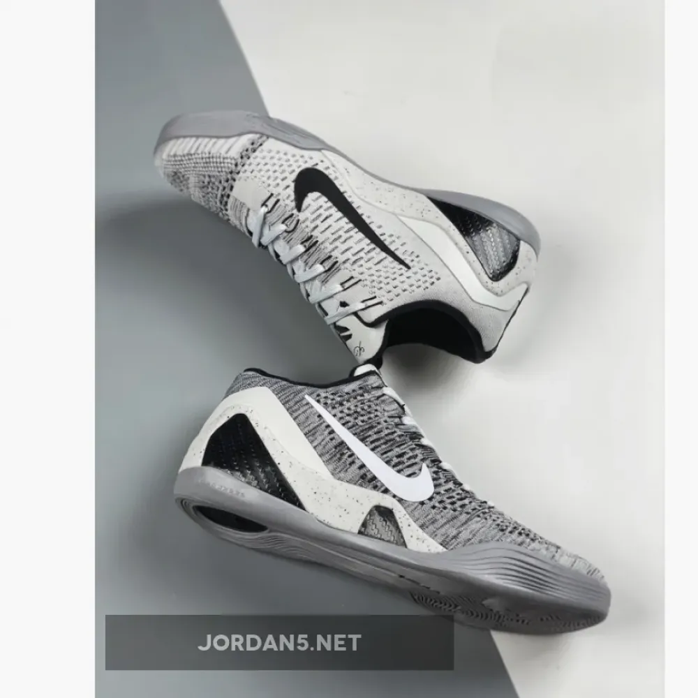 Nike Kobe 9 Elite Low “Beethoven” White/Black-Wolf Grey 639045-101