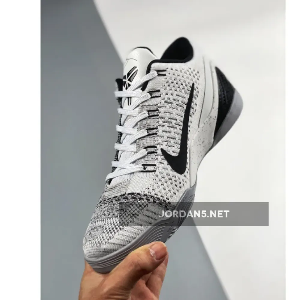 Nike Kobe 9 Elite Low “Beethoven” White/Black-Wolf Grey 639045-101