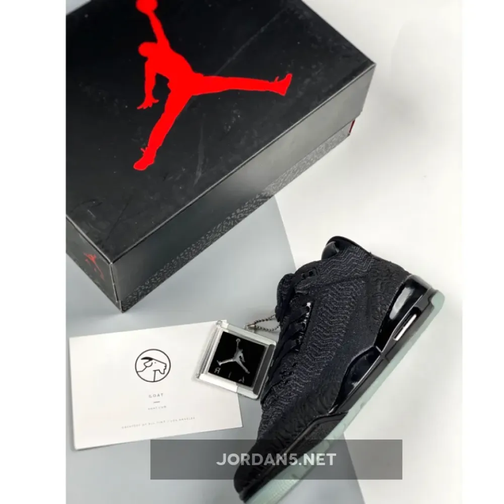 Air Jordan 3 Retro Flyknit Black  AQ1005-001