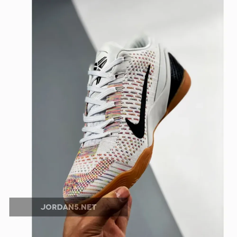 Nike Zoom Kobe 9 Premium White/Black-Gum Medium Brown