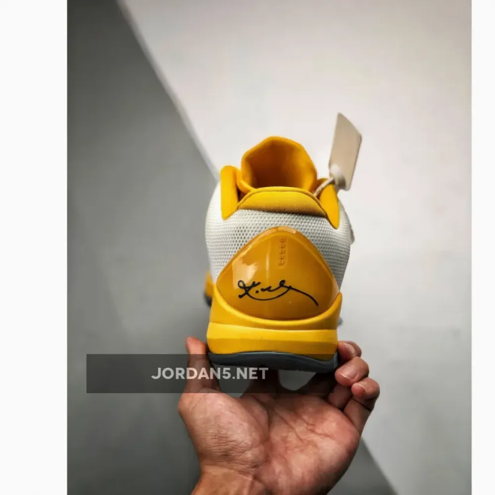 Nike Zoom Kobe 5 White/Black-Del Sol-Metallic Silver 386430-104