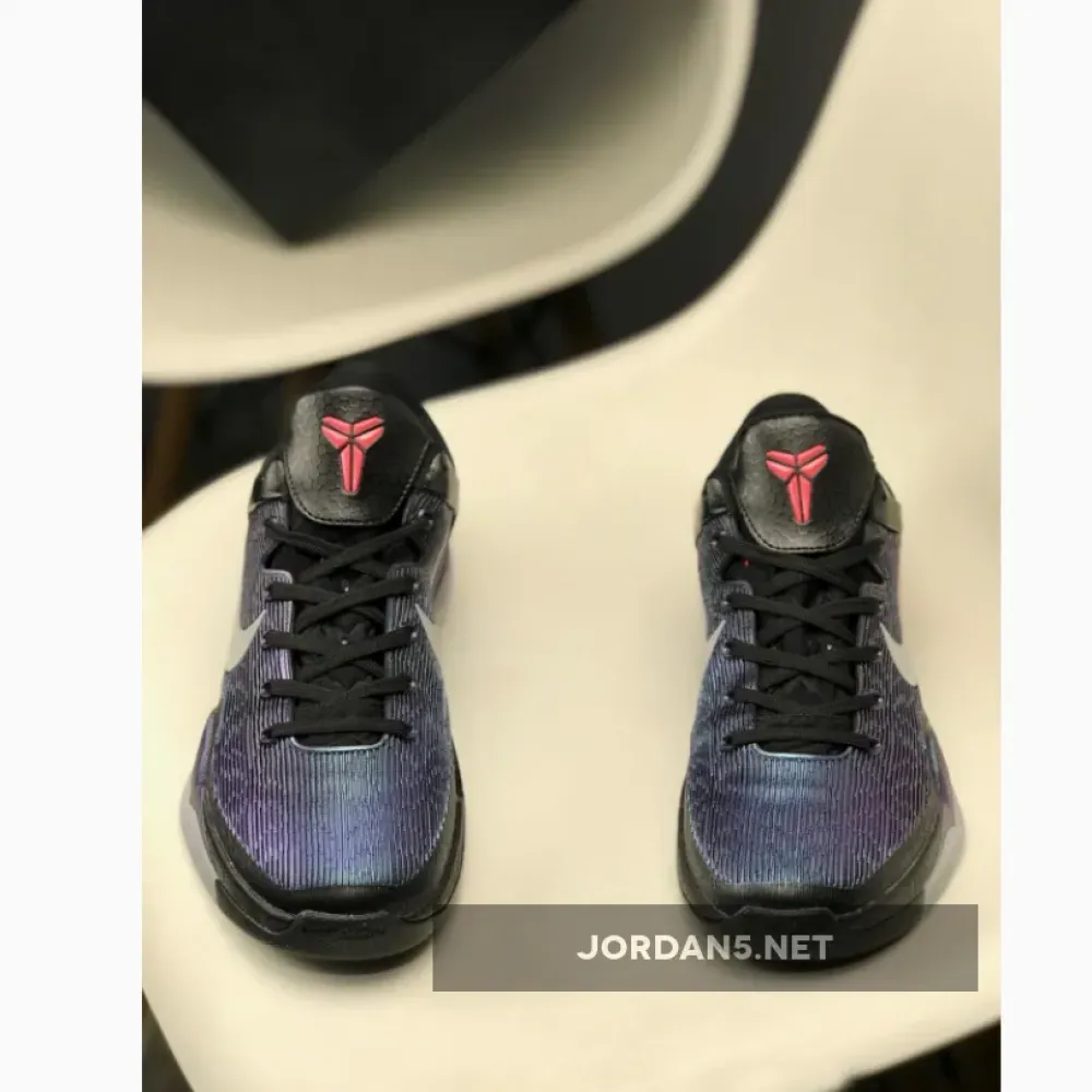 Nike Zoom Kobe 7 “Invisibility Cloak” Black/Court Purple-Turquoise Blue 488371-005
