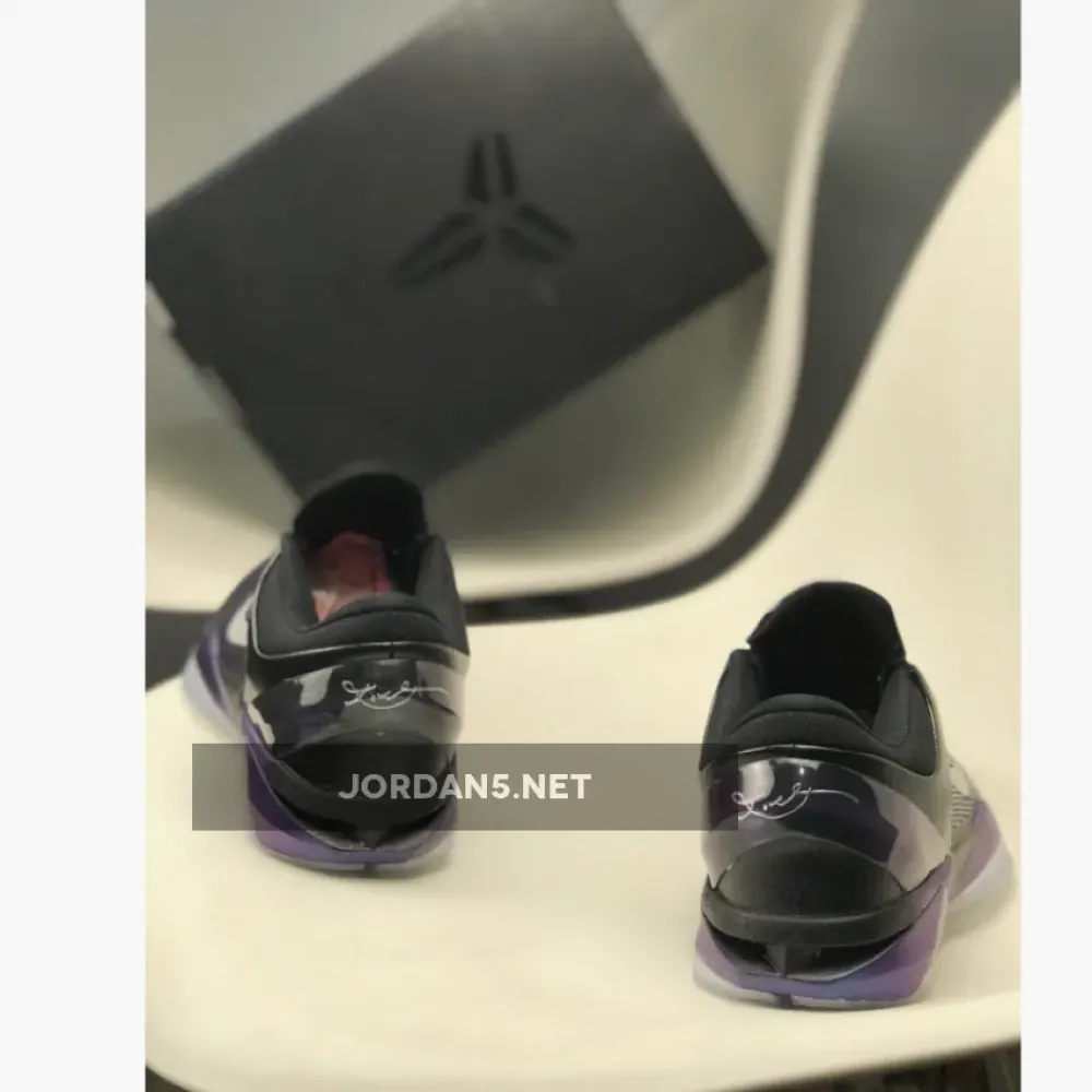 Nike Zoom Kobe 7 “Invisibility Cloak” Black/Court Purple-Turquoise Blue 488371-005