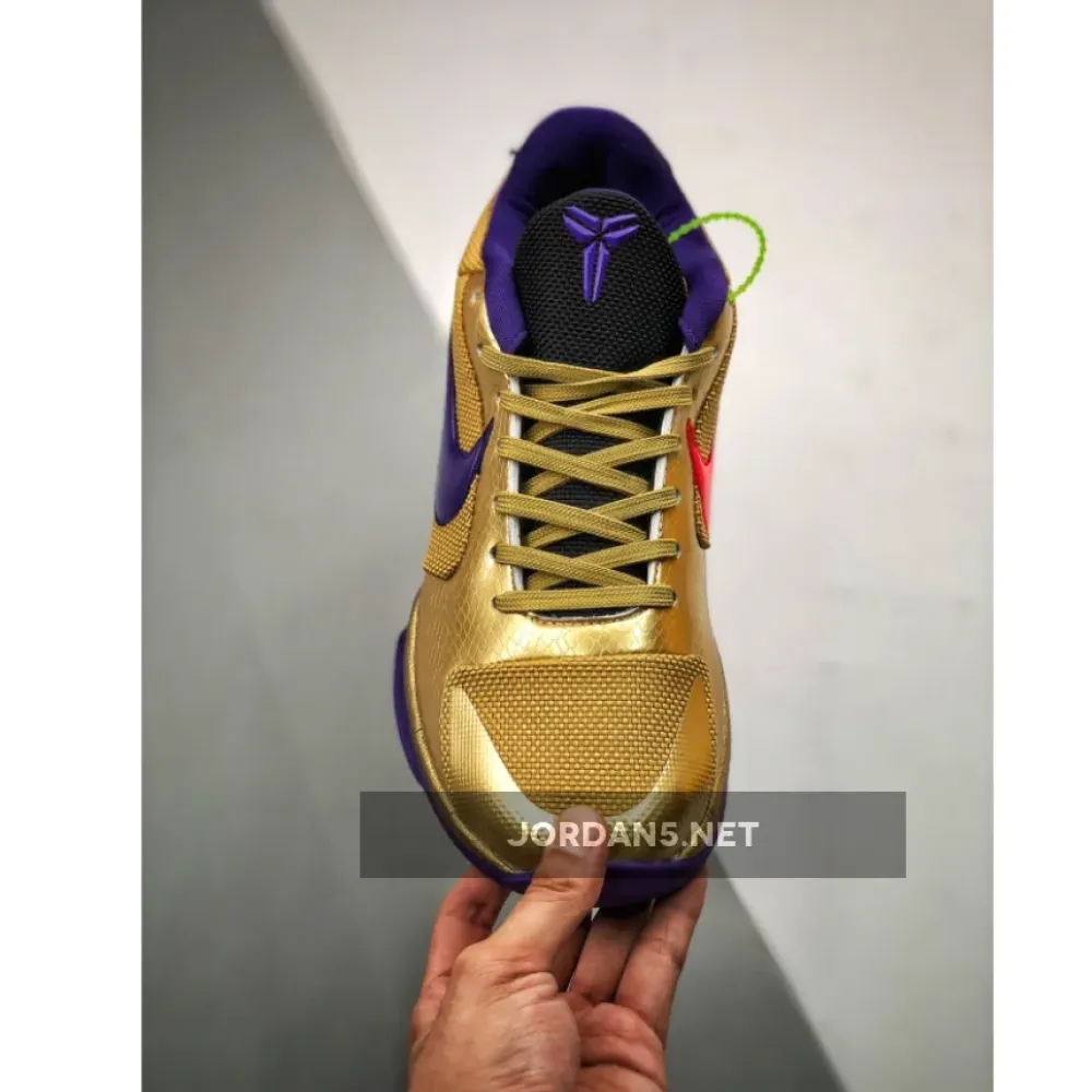 Undefeated x Nike Kobe 5 Protro “Hall of Fame” Metallic Gold/Field Purple-Multi-Color DA6809-700