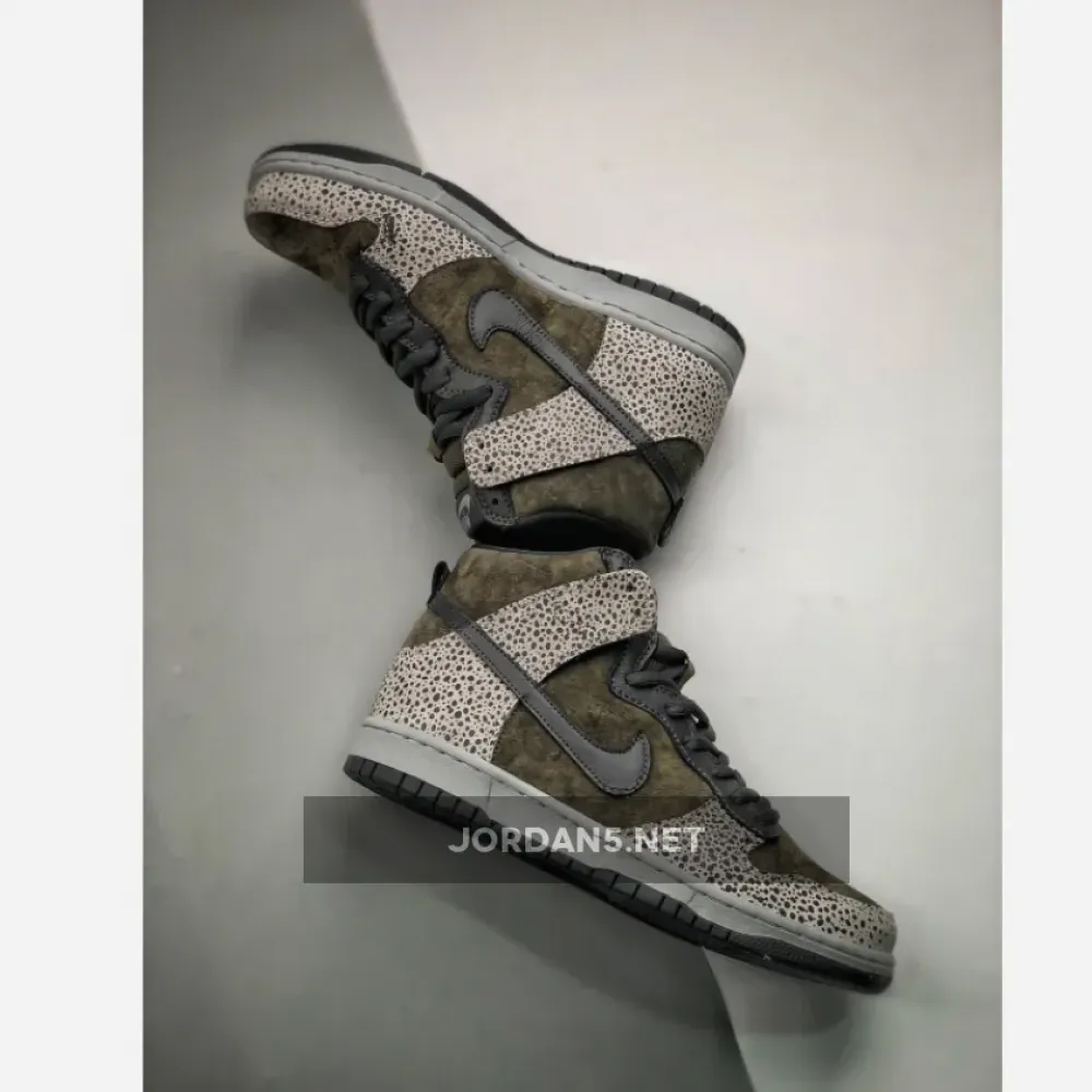 Nike SB Dunk High Borwn Black Cement 1680507705