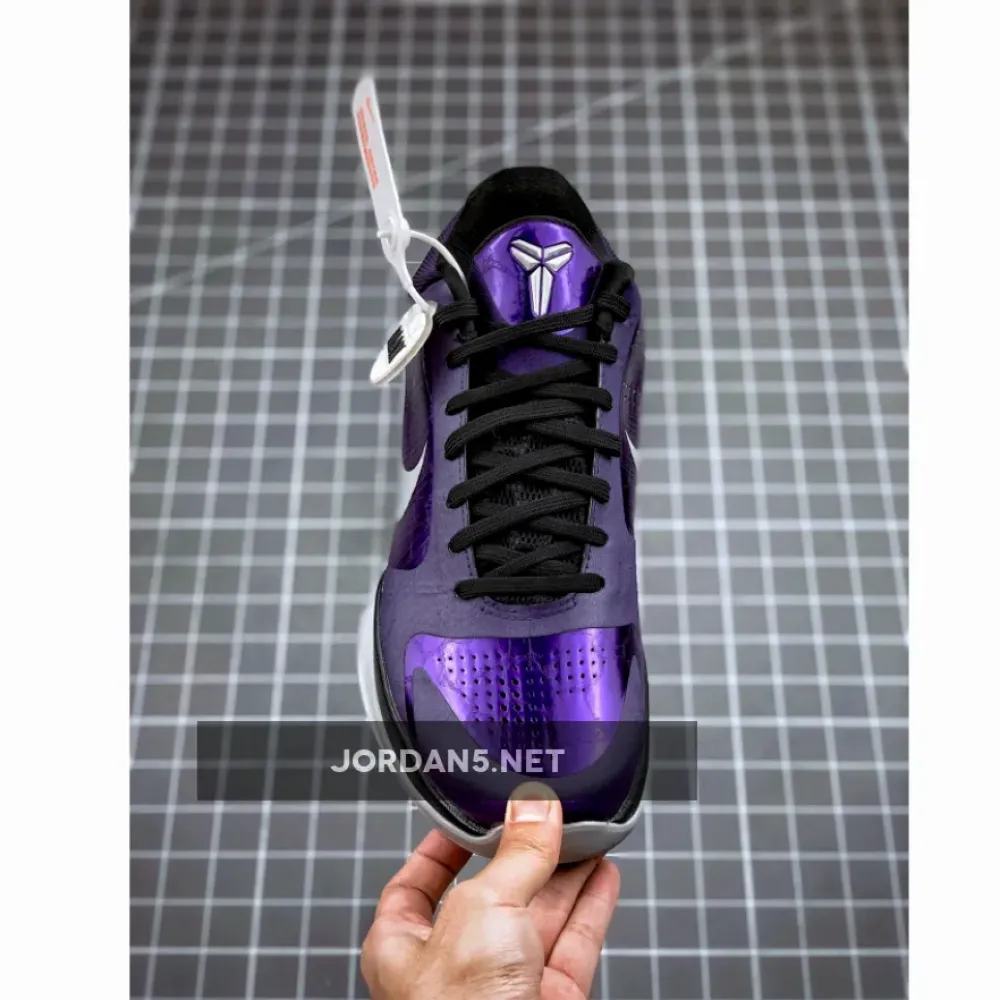 Nike Zoom Kobe 5 Ink/Metallic Silver-Black-Ice  386429-500