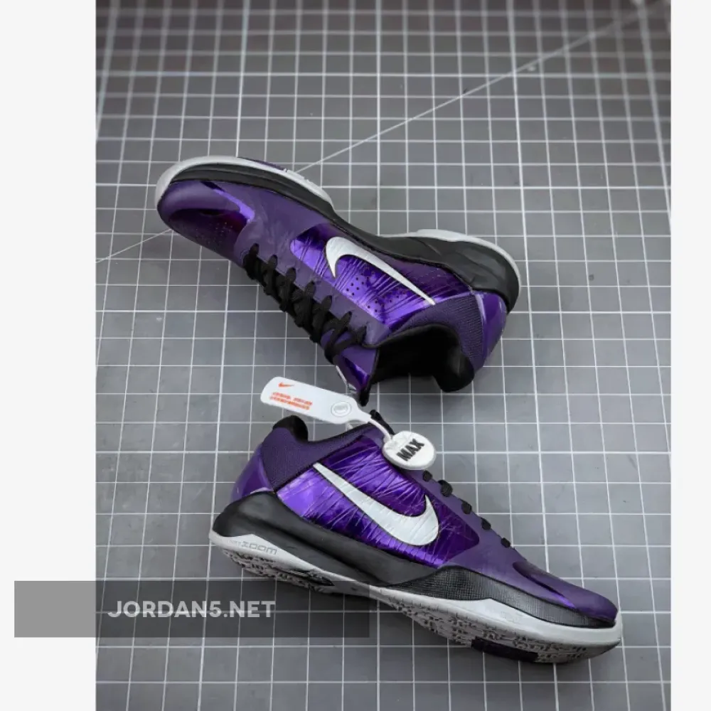 Nike Zoom Kobe 5 Ink/Metallic Silver-Black-Ice  386429-500