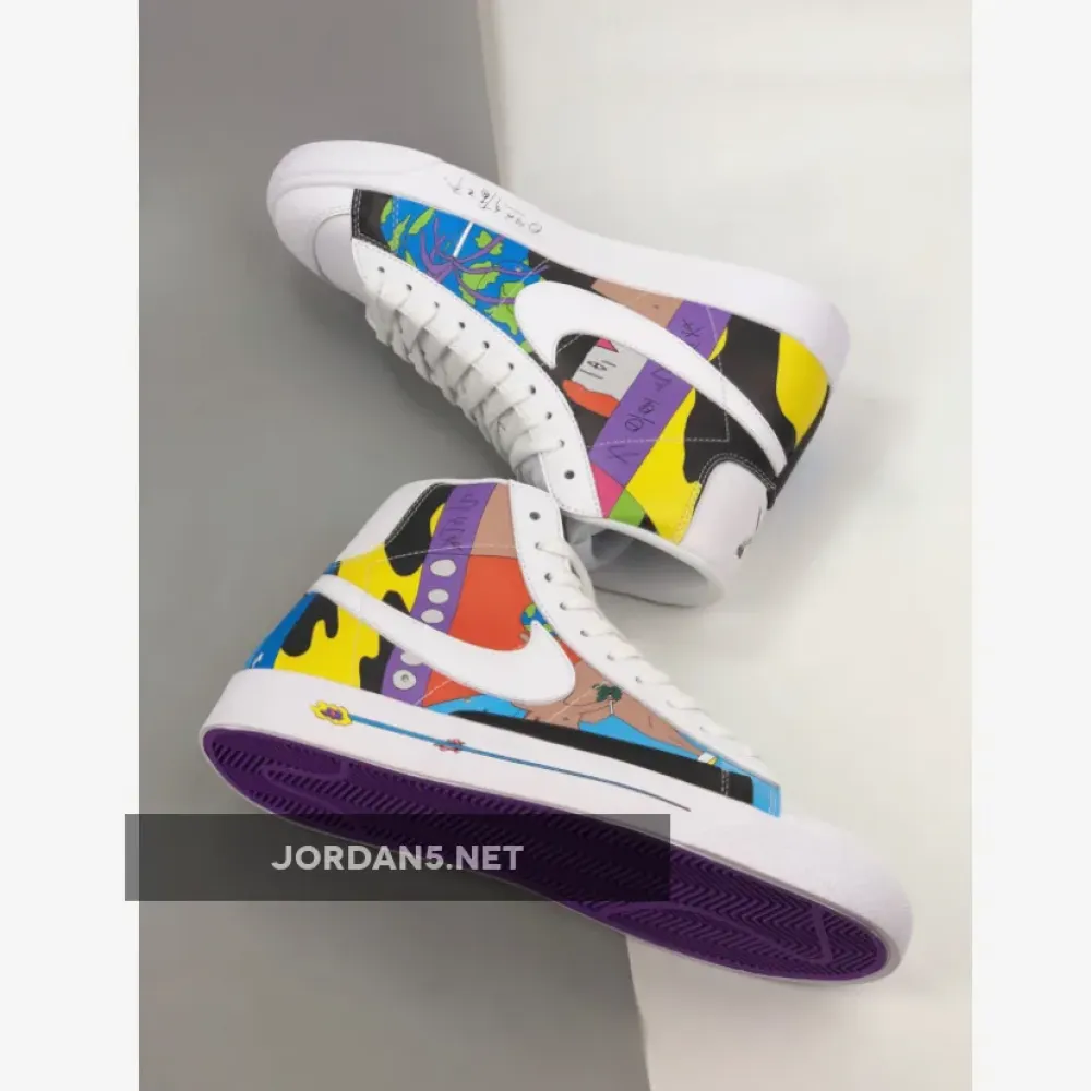 Ruohan Wang x Nike Blazer Mid ’77 Flyleather QS Multi-Color CZ3775-900