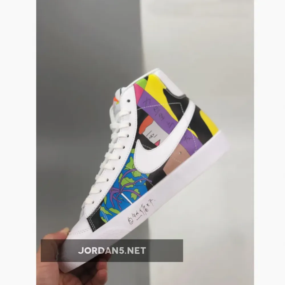 Ruohan Wang x Nike Blazer Mid ’77 Flyleather QS Multi-Color CZ3775-900