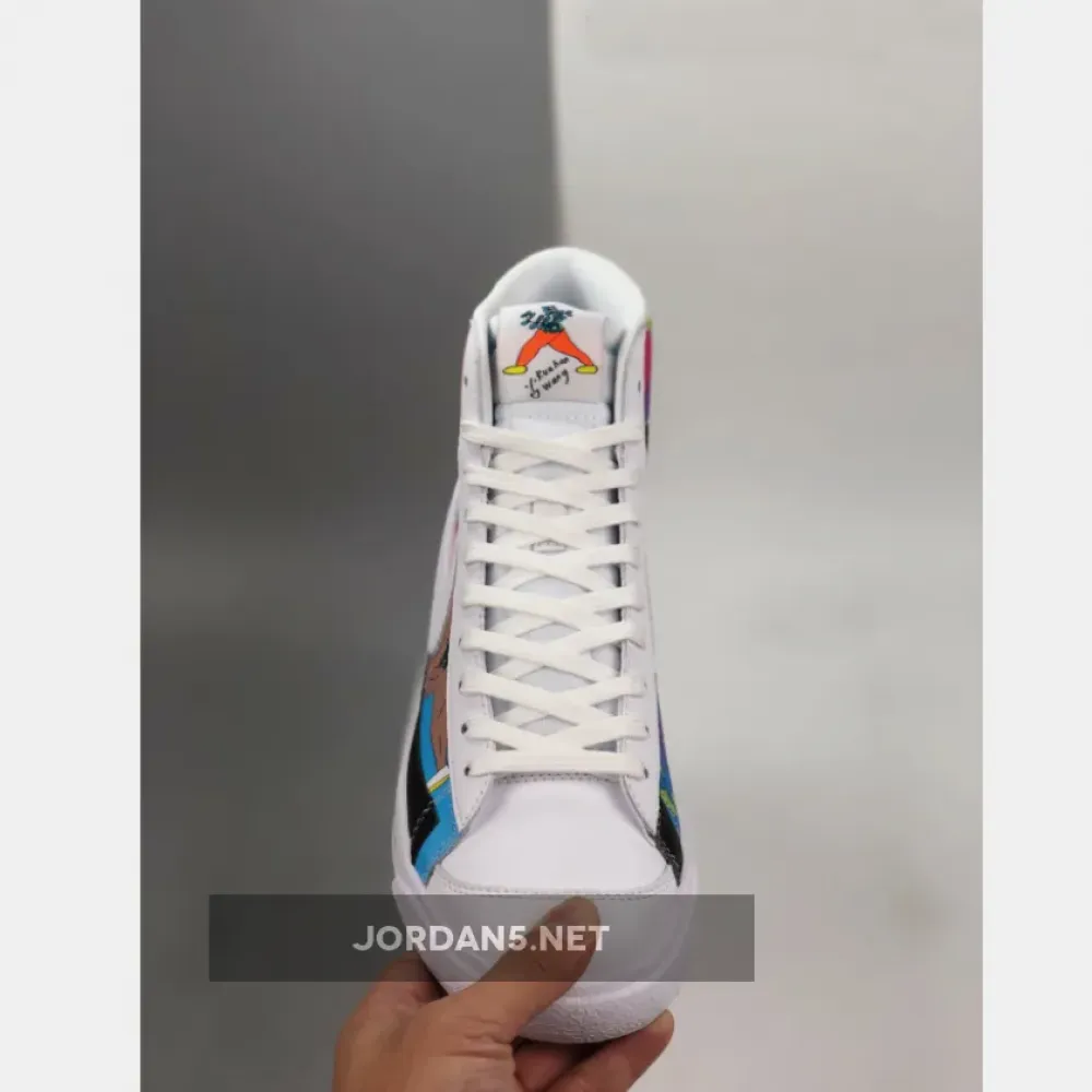 Ruohan Wang x Nike Blazer Mid ’77 Flyleather QS Multi-Color CZ3775-900
