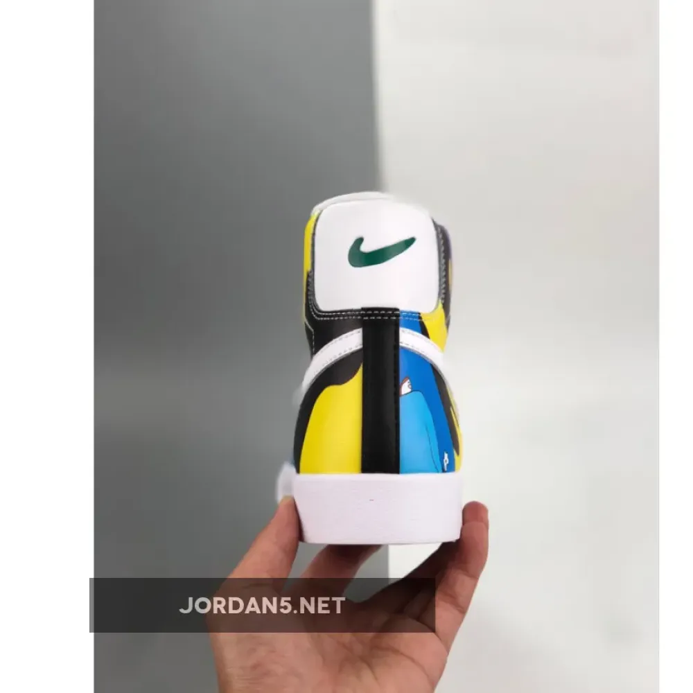 Ruohan Wang x Nike Blazer Mid ’77 Flyleather QS Multi-Color CZ3775-900